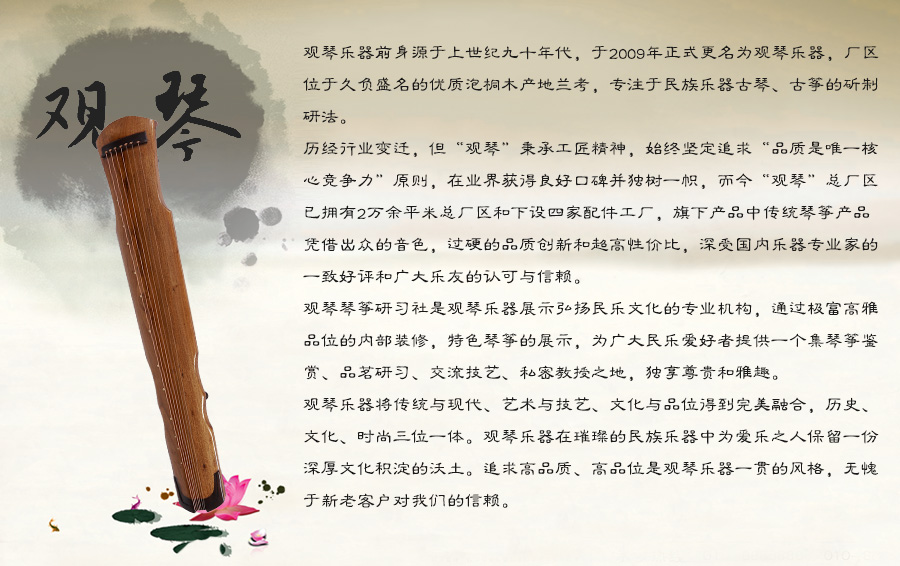观琴背景